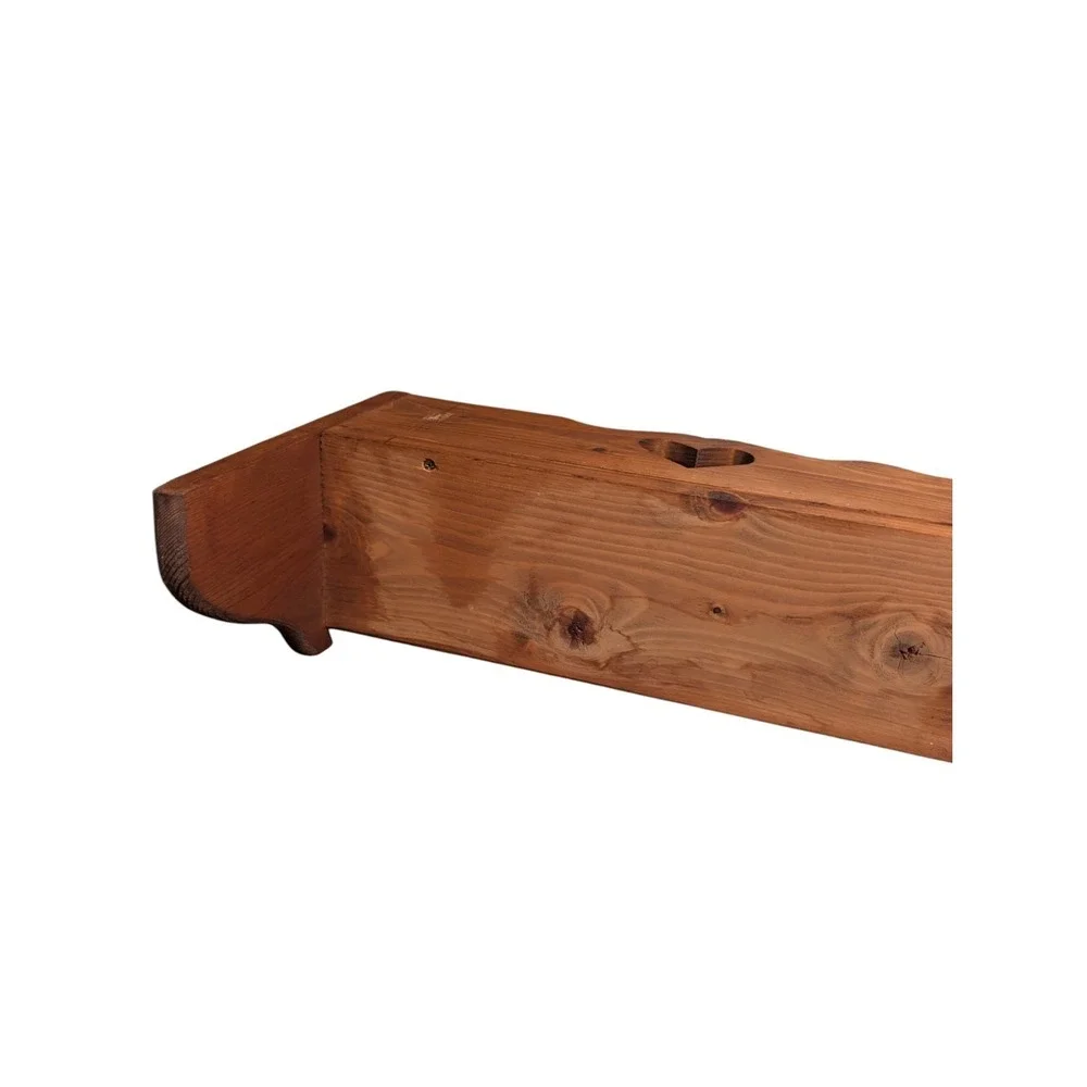 Vintage Wood Heart Wall Shelf 37